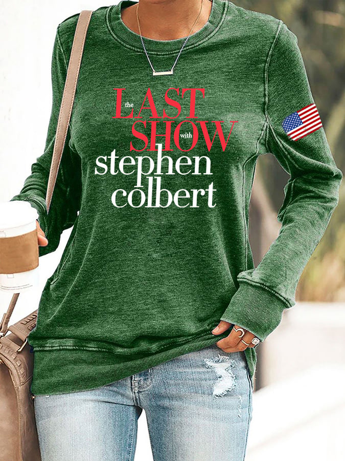 🔥Last Day 49% Off🔥Retro Last Show Print Sweatshirt