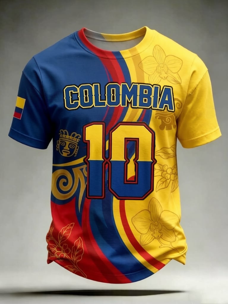Men's Columbia Football Crew Neck Short-Sleeve Printed T-Shirt