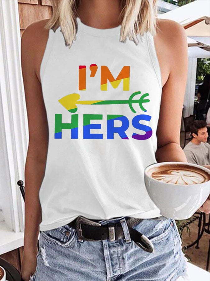 Women's I'm Hers Print Tank Top