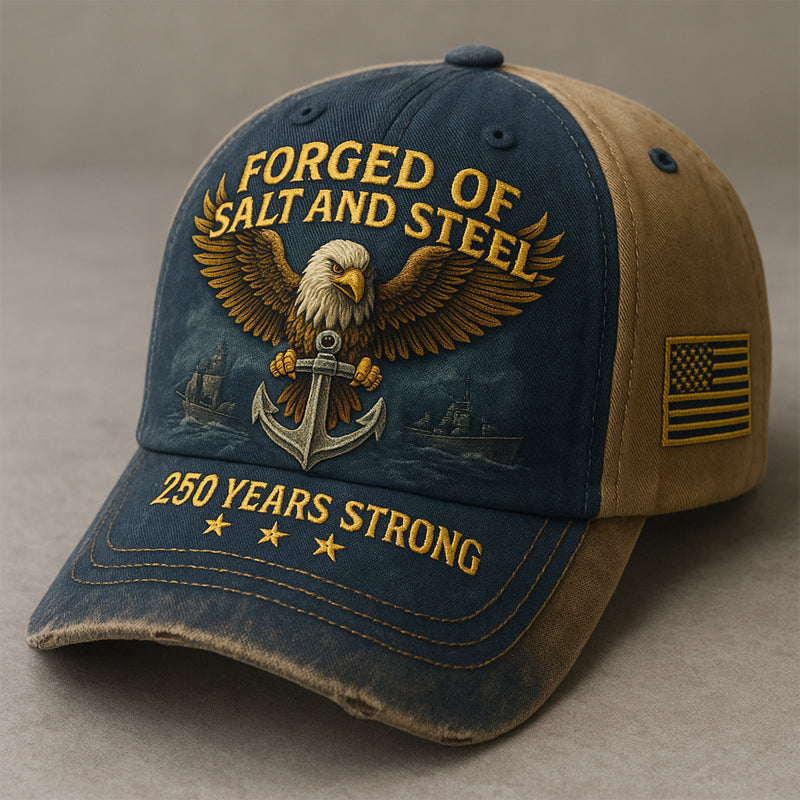 Forged of Salt and Steel Art Print Hat