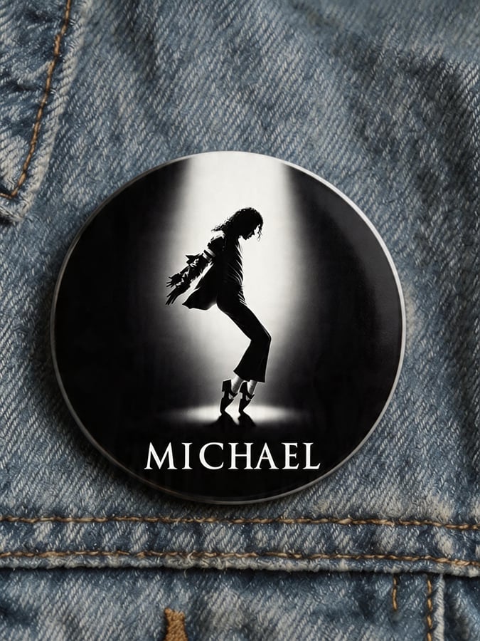 Michael, The Superstar Of Film And Television, Brooch