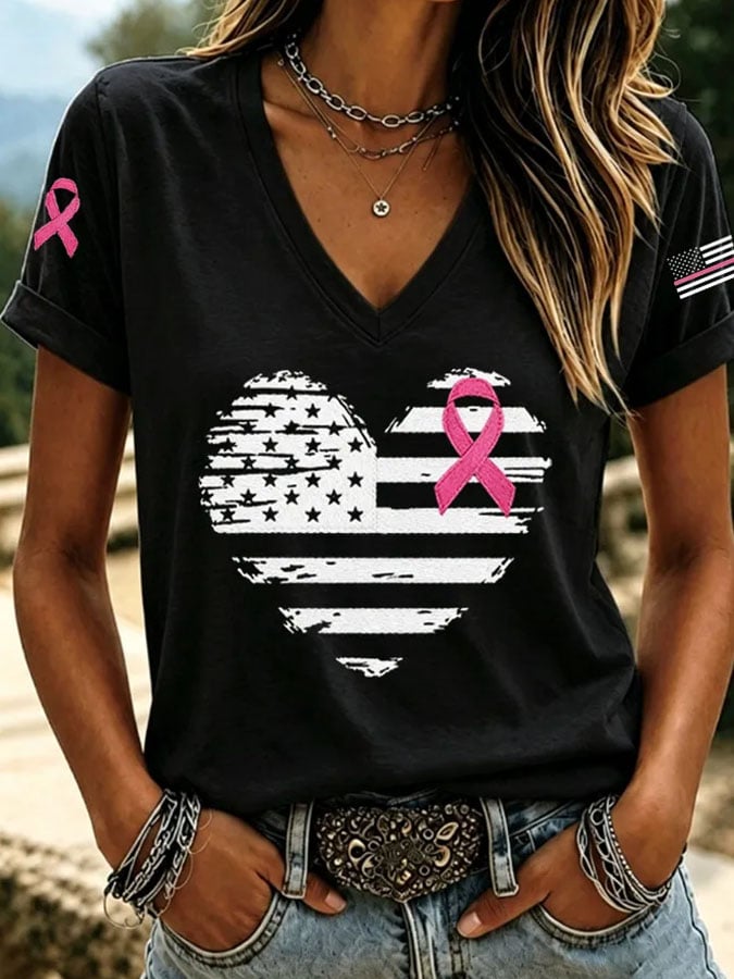 Women's Casual Print Short-Sleeve T-Shirt