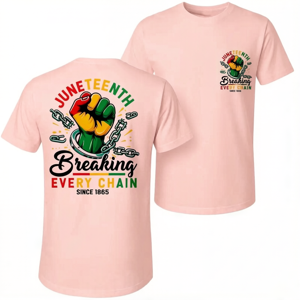 Unisex Juneteenth 1865 Hot Stamped T-Shirt