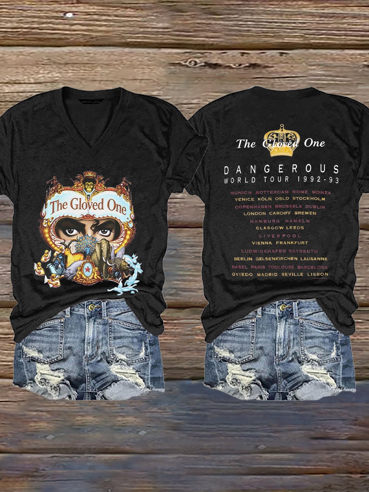 Women's The Gloved One Print T-shirt