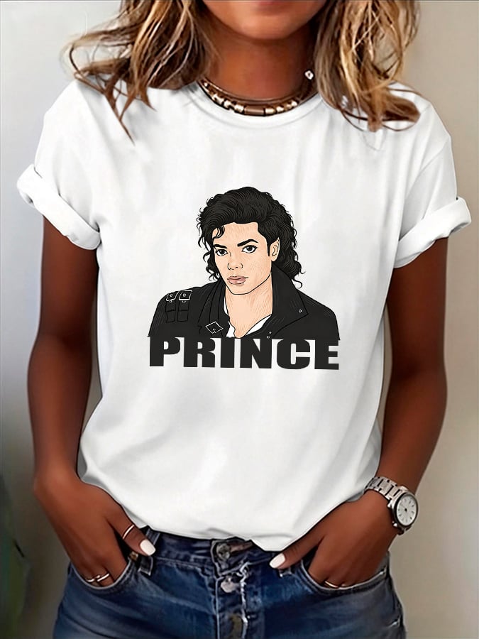 King of Rock ElvisPrint T-Shirt