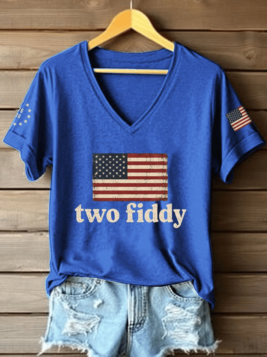 Women's USA 1776-2026 Print T-Shirt