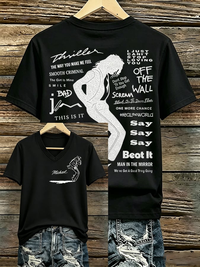 Women's Pop Music Inspired Printed Casual T-shirt