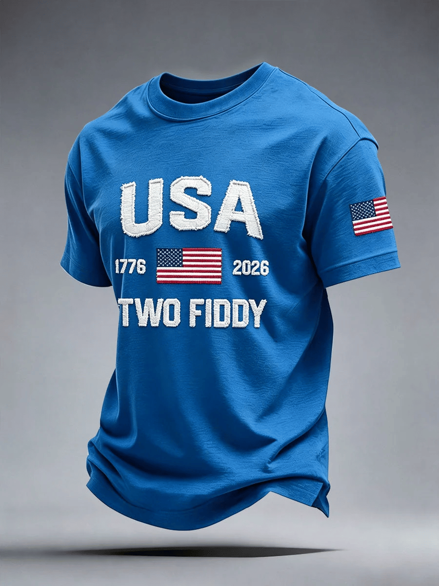 Men's USA 1776-2026 Print T-shirt
