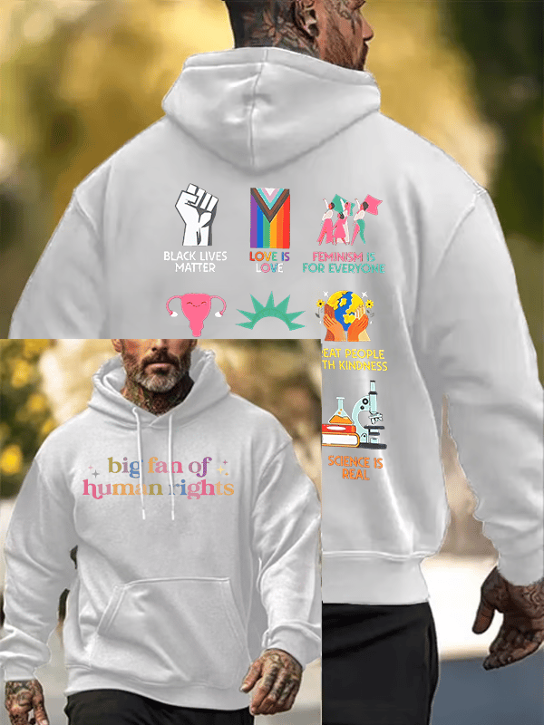 Men's  staunch supporter of human rights  Hoodie