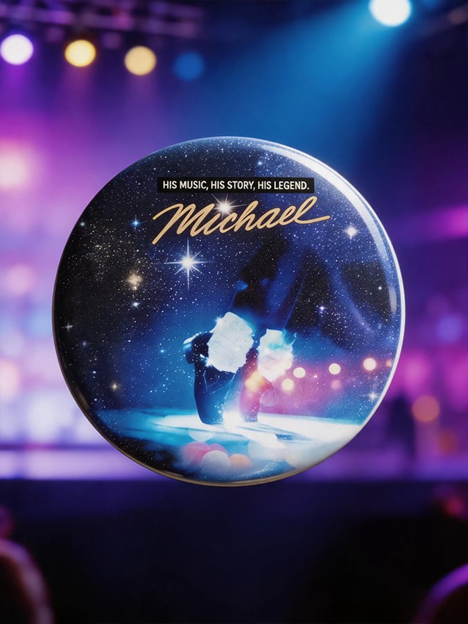 Michael, The Superstar Of Film And Television, Brooch