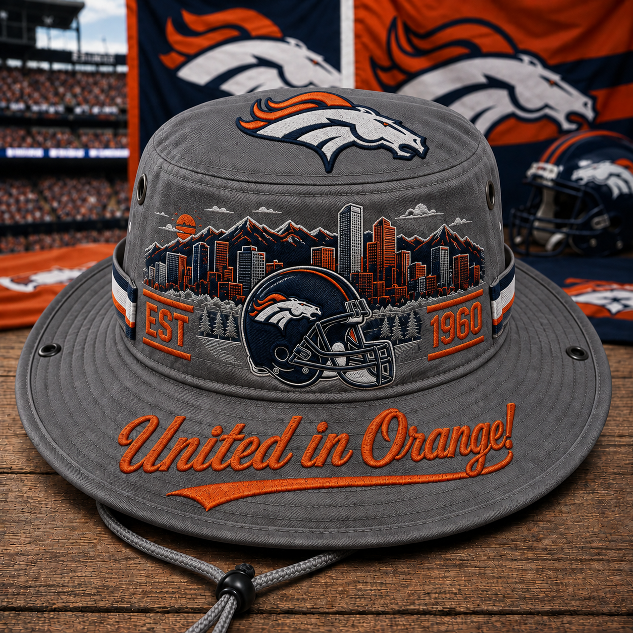 🇺🇸 Last Day Promo: 49% OFF🐎United in Orange Boonie Hat🏈