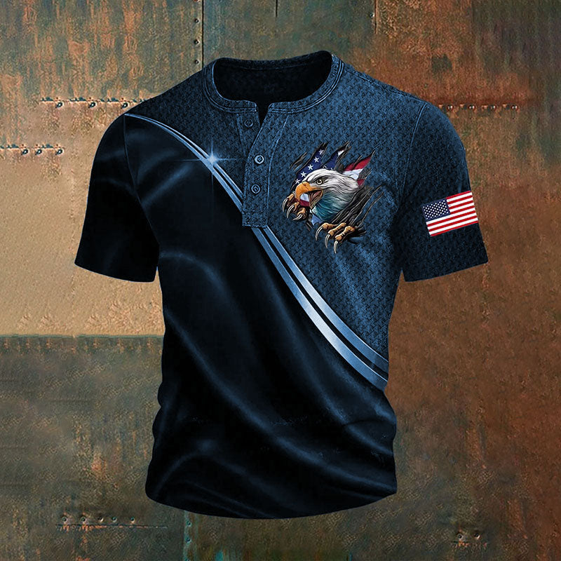 Men's Usa Flag Eagle T-shirts