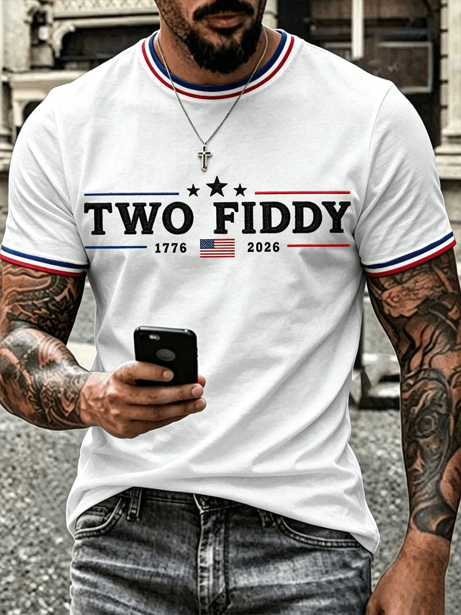 Men's USA 1776-2026 Print T-shirt
