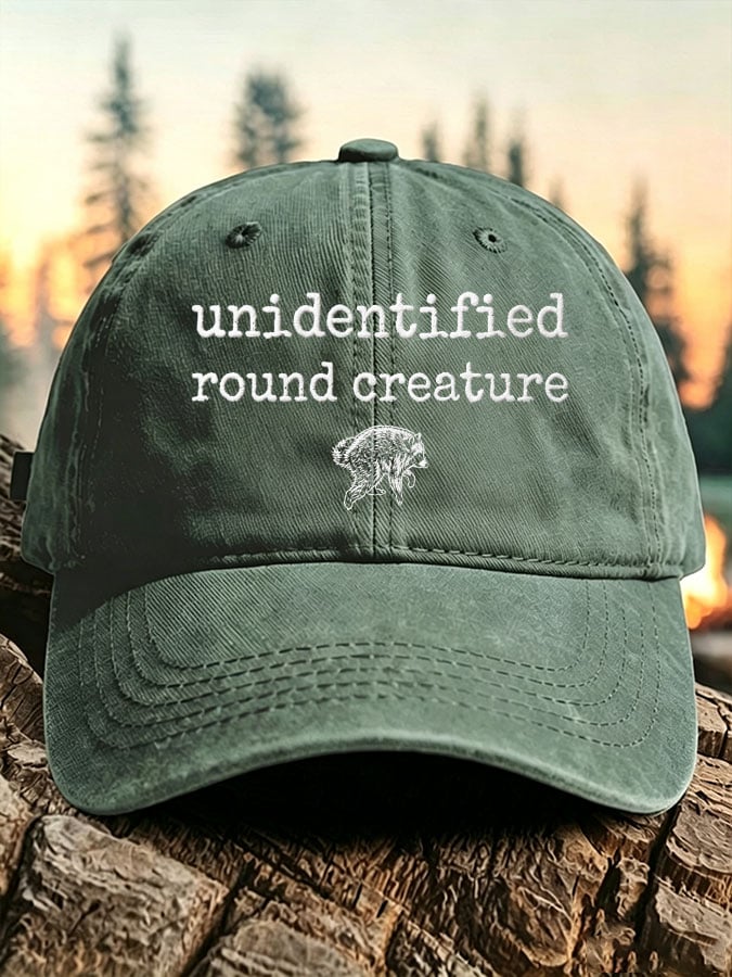Unisex Jimothy Unidentified Round Creature Printed Hat