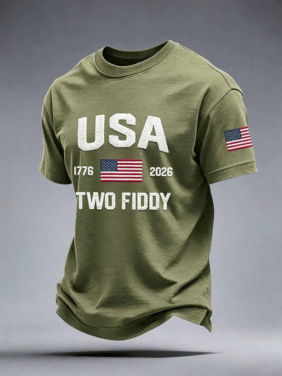 Men's USA 1776-2026 Print T-shirt