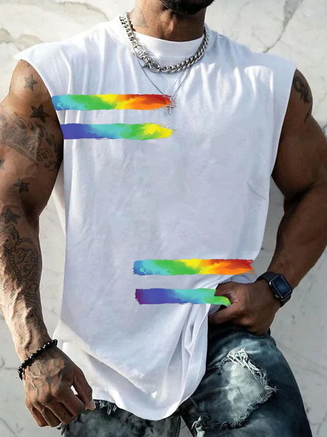 Men's Gay Pride Month Tank Top