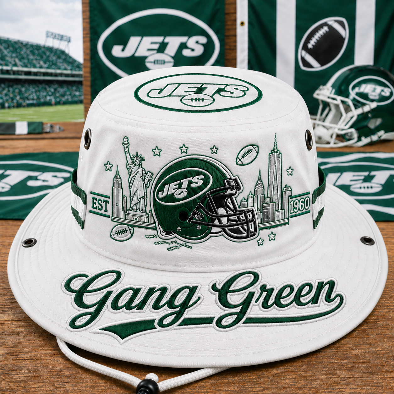 🇺🇸 Last Day Promo: 49% OFF✈️Gang Green Boonie Hat🏈