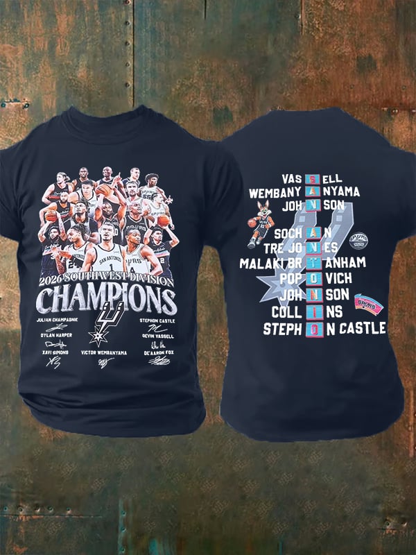 Men's CHAMPIONS Print Round Neck T-shirt