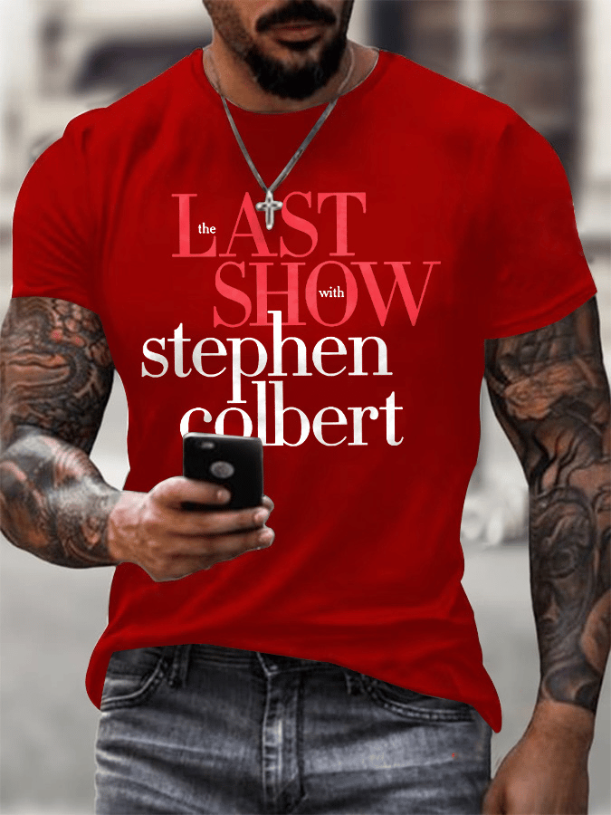 🔥Last Day 49% Off🔥Men's Retro Last Show Print T-Shirt