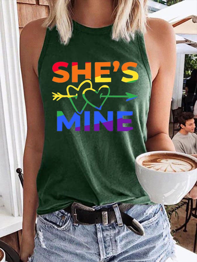 Women's She's Mine Print Tank Top