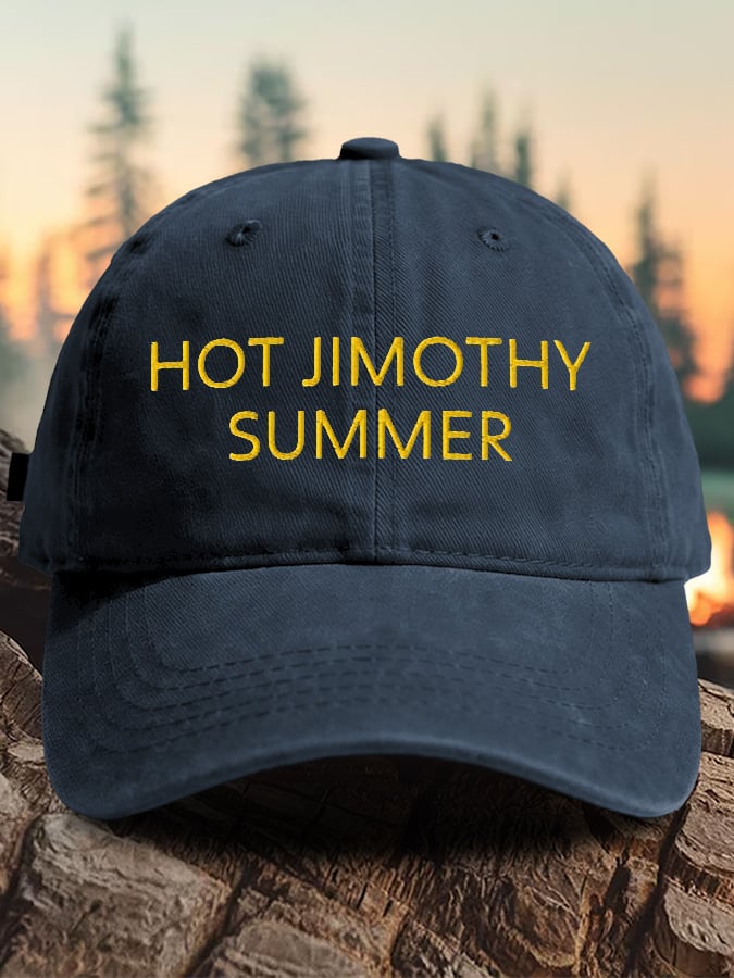 Retro Hot Jimothy Summer Print Baseball Cap
