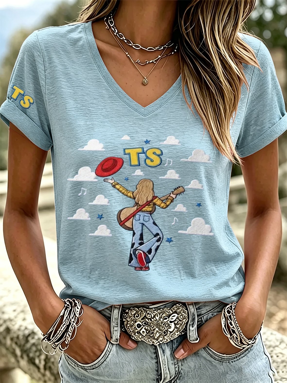 Women's Casual Print Short-Sleeve T-Shirt