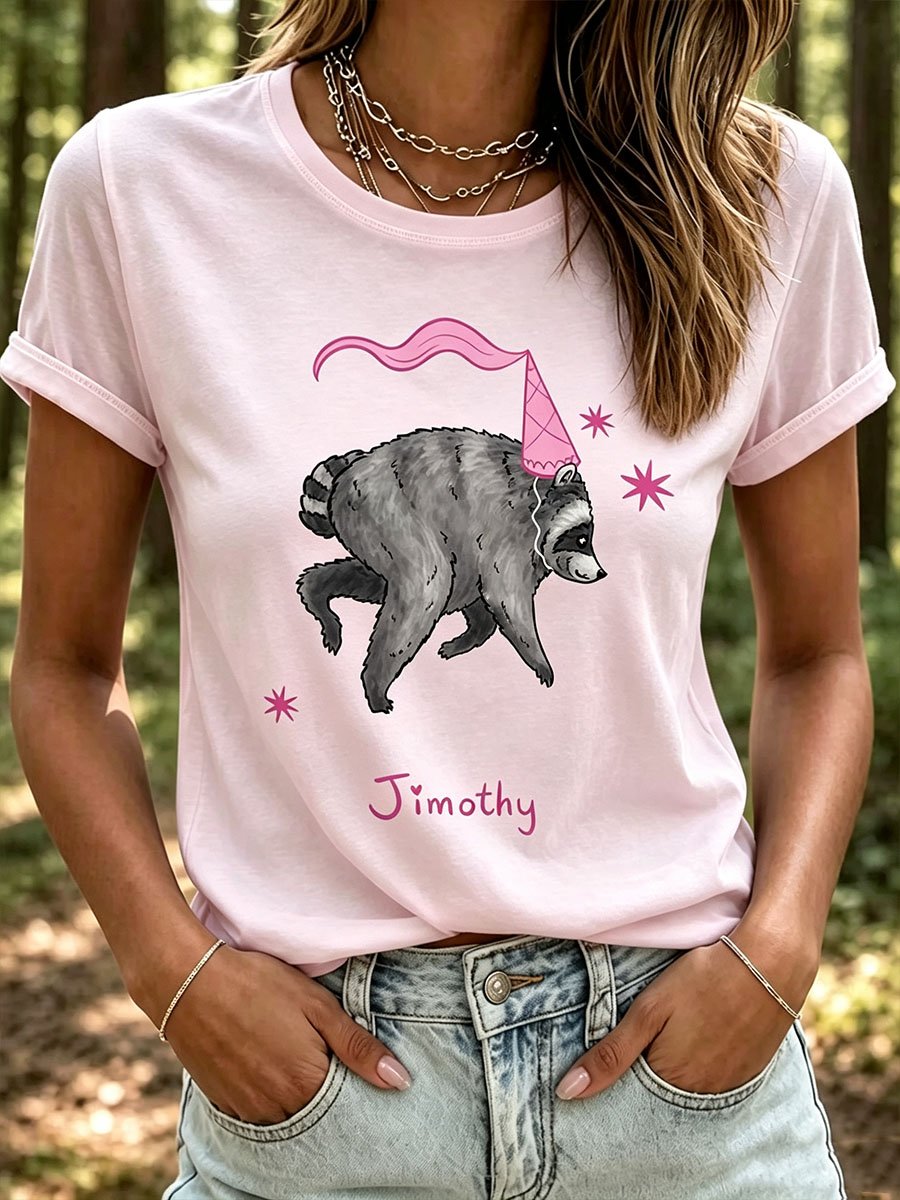 Women's Jimothy Raccoon T-Shirt