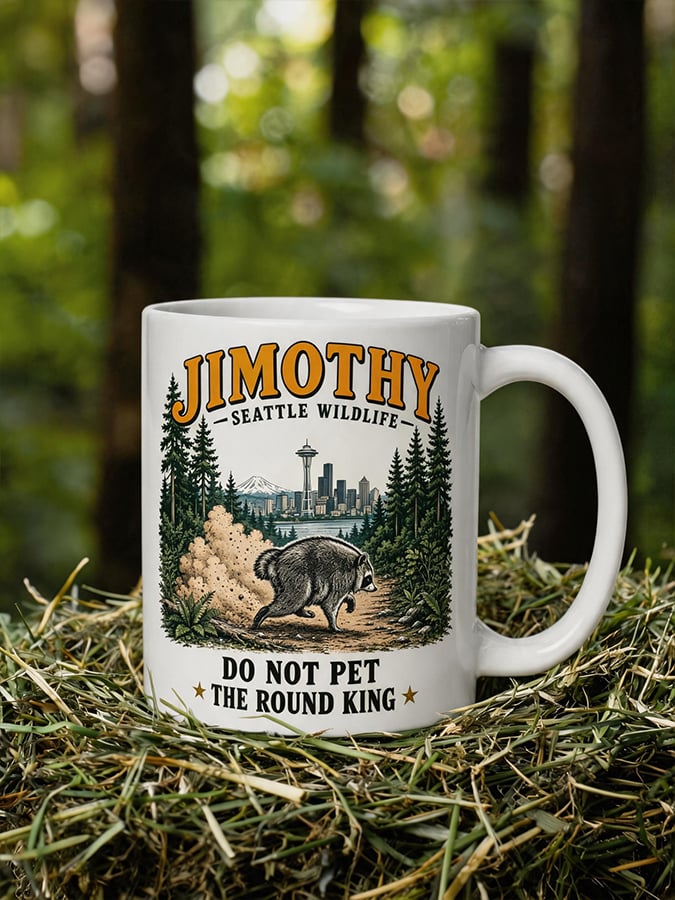 Please Do Not Touch This Round Chubby King The Gemoshi Mug