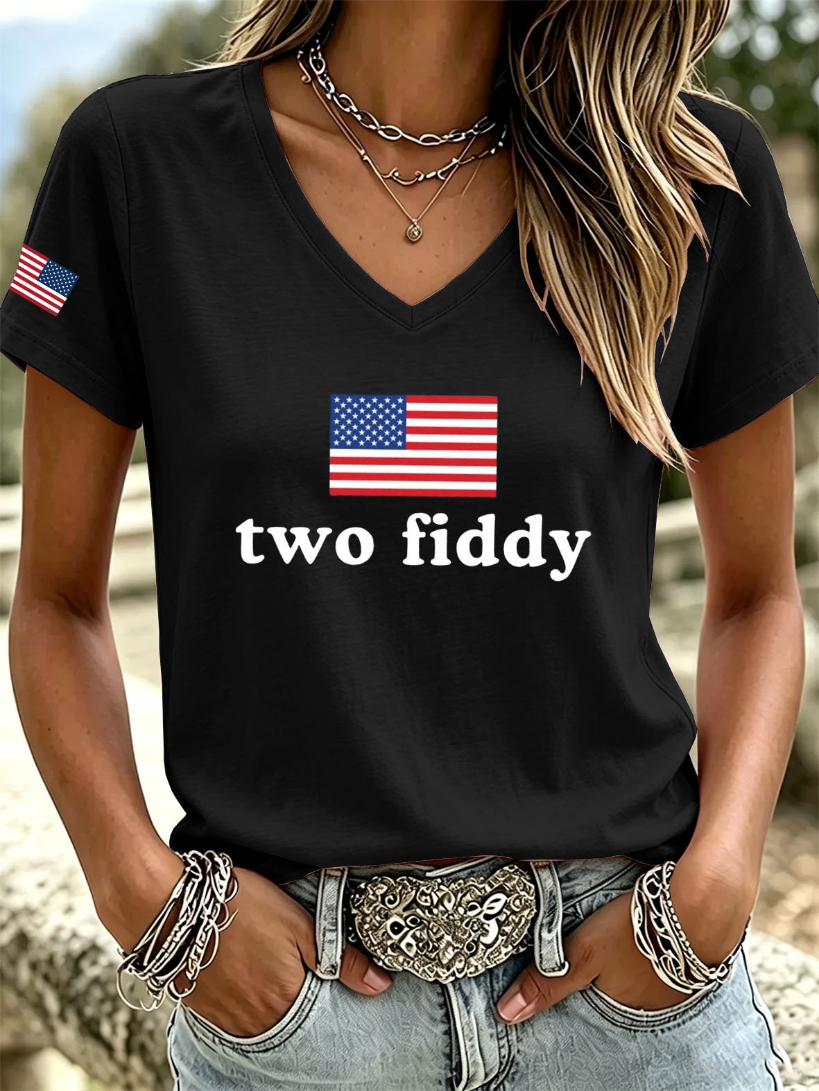 Women's Casual Print Short-Sleeve T-Shirt