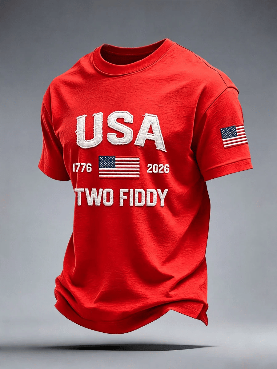Men's USA 1776-2026 Print T-shirt