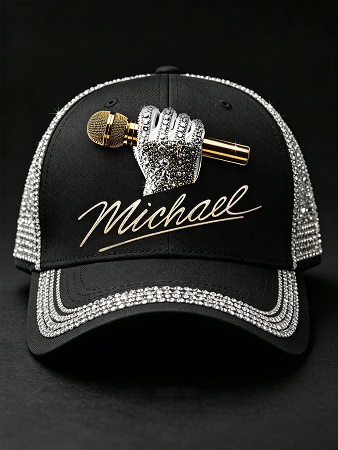 Unisex Pop Music Inspired Printed Art Printed Hat