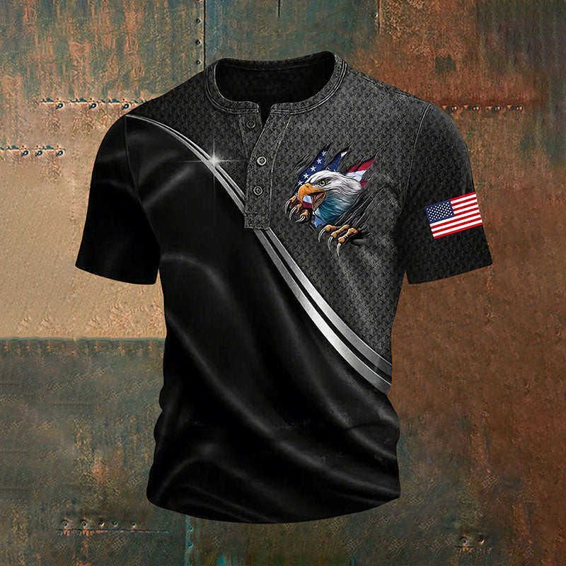Men's Usa Flag Eagle T-shirts