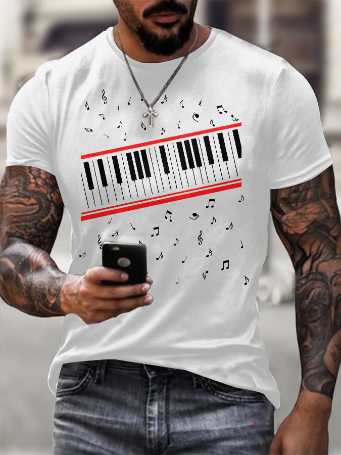 Men's King Of Pop Print T-Shirt