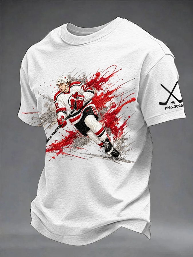 Men's Hockey Heritage 1965-2026 Printed Casual T-Shirt