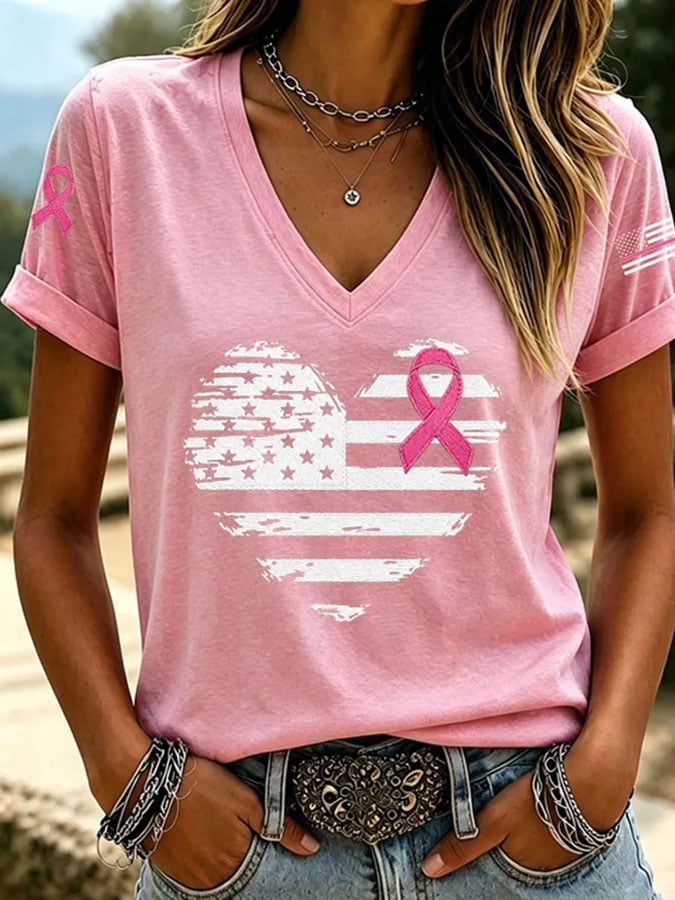 Women's Casual Print Short-Sleeve T-Shirt