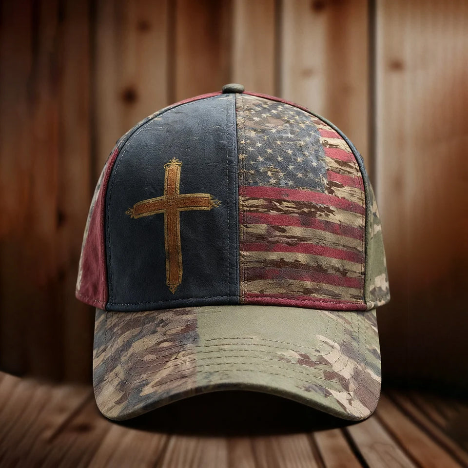 Couple Retro Halloween Print Washed Baseball Cap