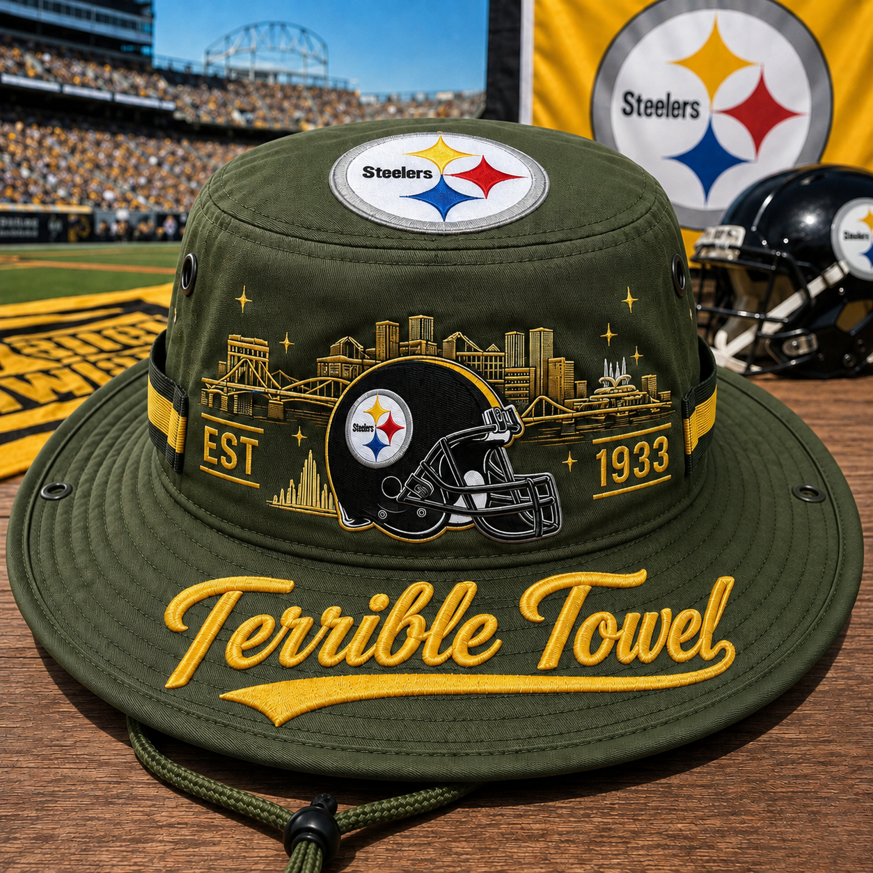 🇺🇸 Last Day Promo: 49% OFF🏈Terrible Towel Boonie Hat