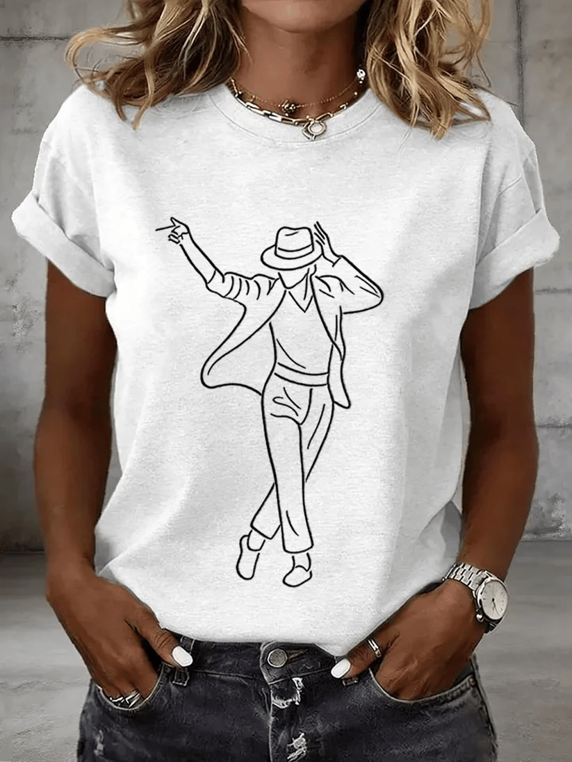 Women's Superstar Art Print T-Shirt