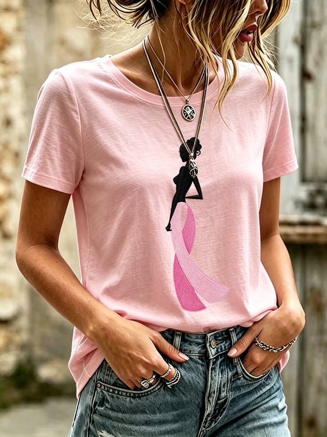 Women's Casual Print Short-Sleeve T-Shirt