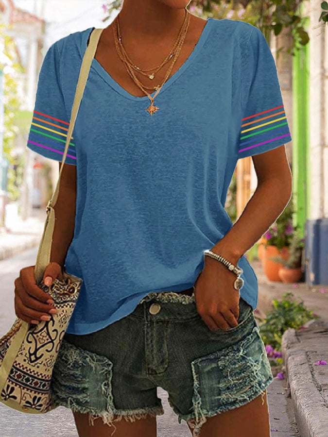Women'S LGBTQ Pride Month Print Casual T-Shirt