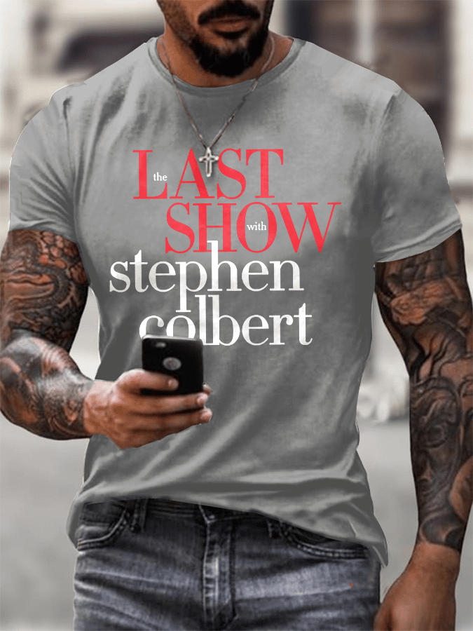 🔥Last Day 49% Off🔥Men's Retro Last Show Print T-Shirt