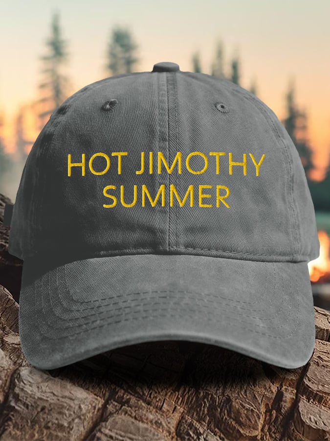 Retro Hot Jimothy Summer Print Baseball Cap