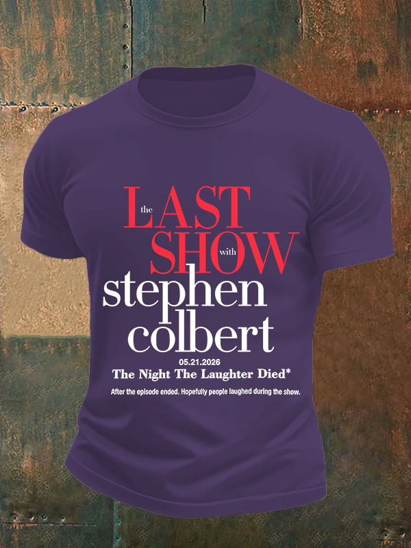 🔥Last Day 49% Off🔥Men's Retro Last Show Print T-Shirt