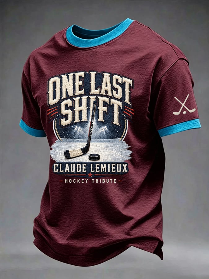 Men's Hockey Heritage Printed Casual T-shirt