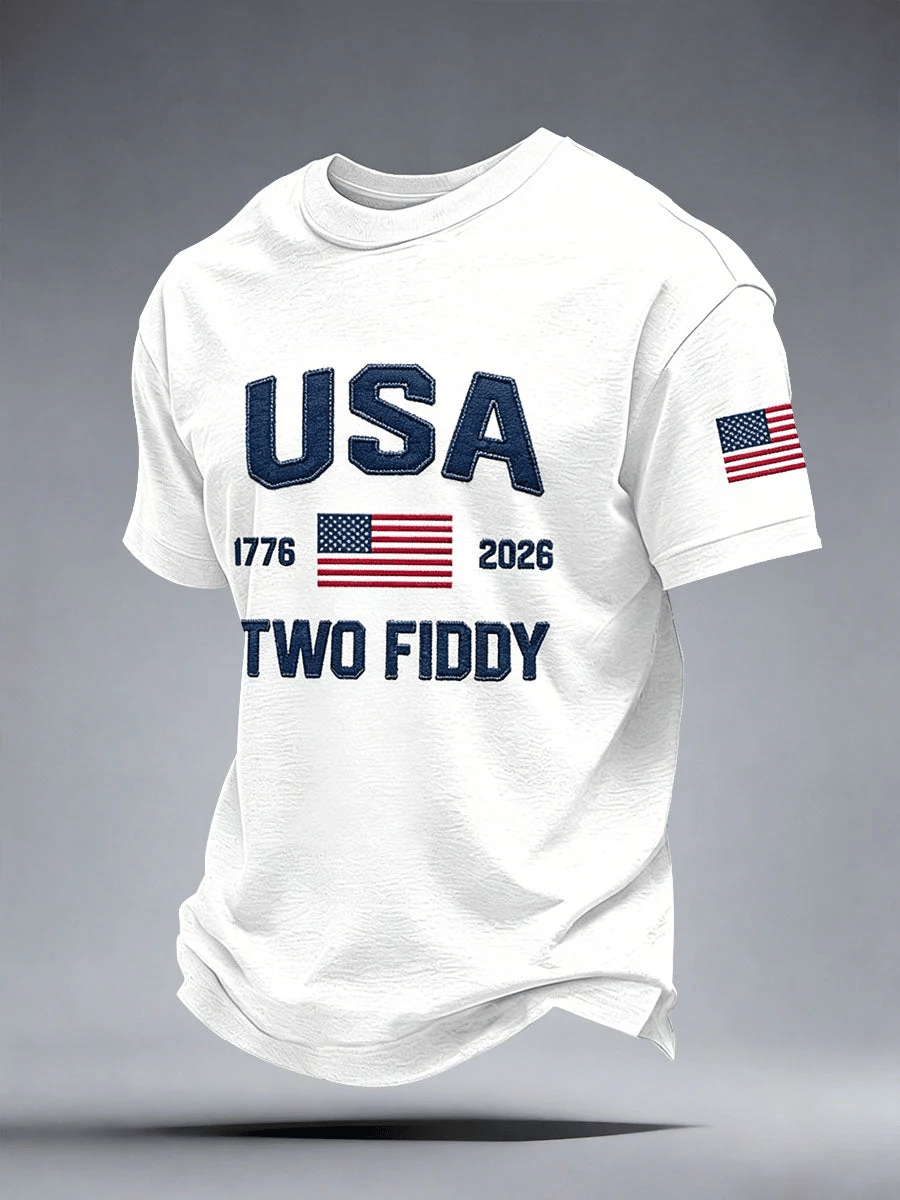 Men's USA 1776-2026 Print T-shirt