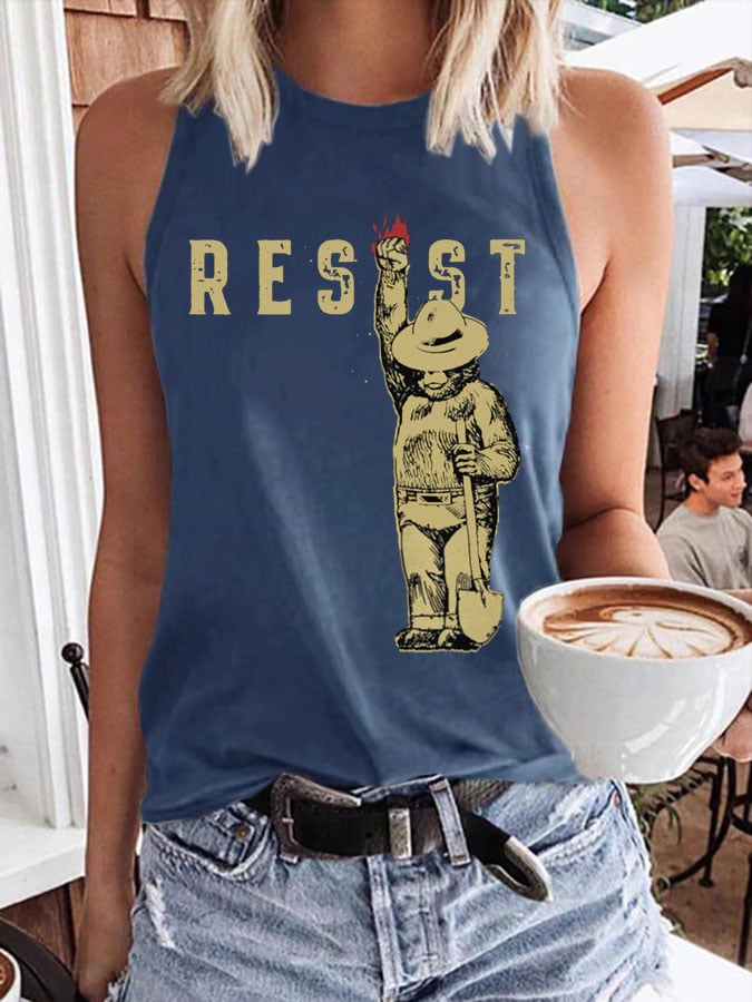 Women's Protect Our National Parks Print Tank Top