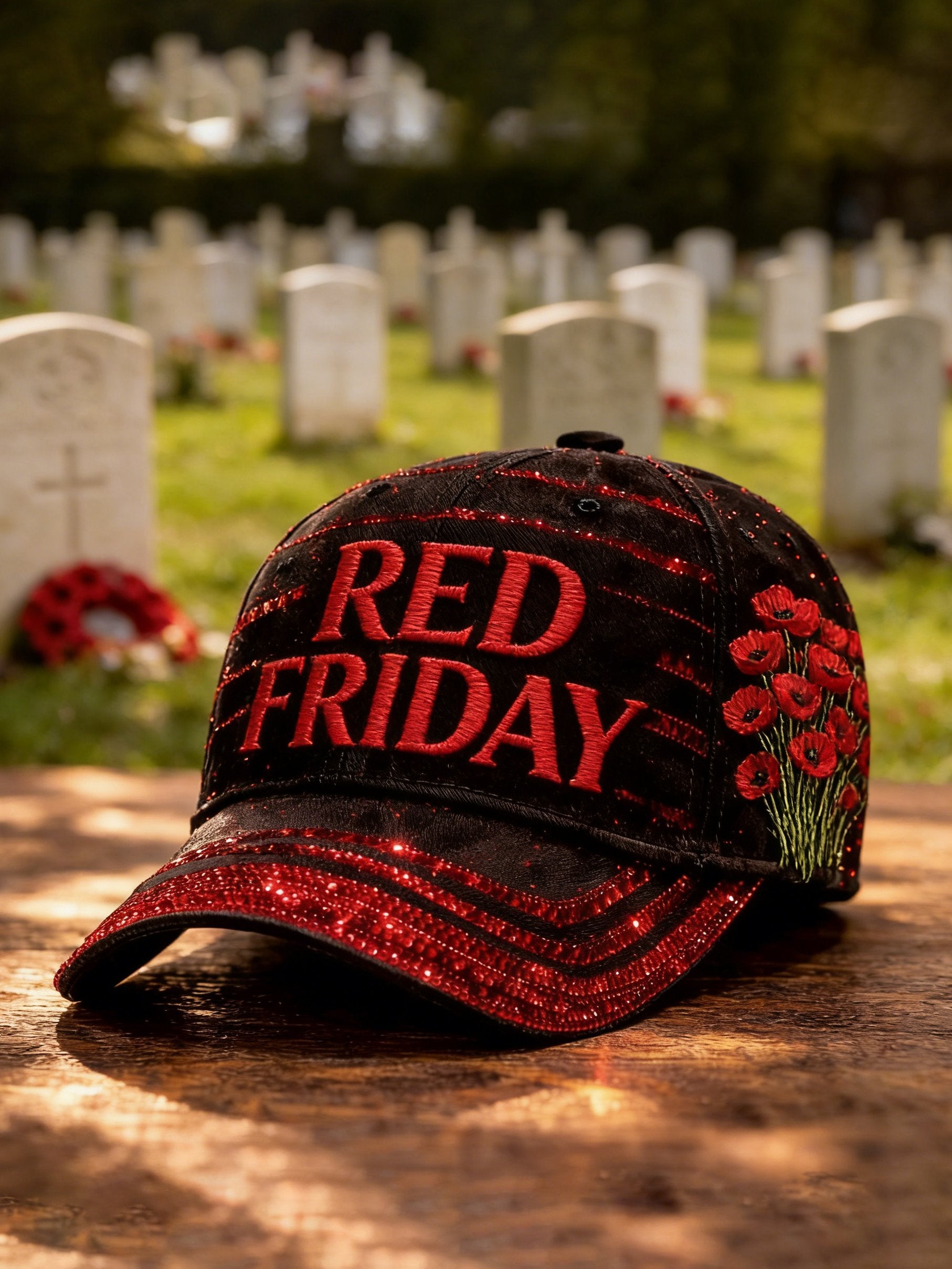 Red Friday Print Casual Hat (Unisex)