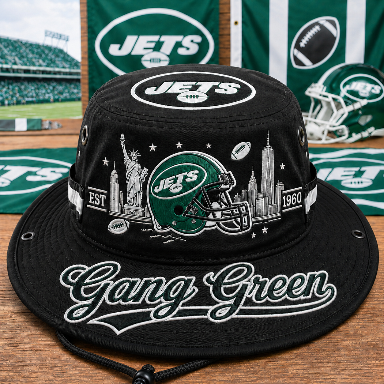 🇺🇸 Last Day Promo: 49% OFF✈️Gang Green Boonie Hat🏈