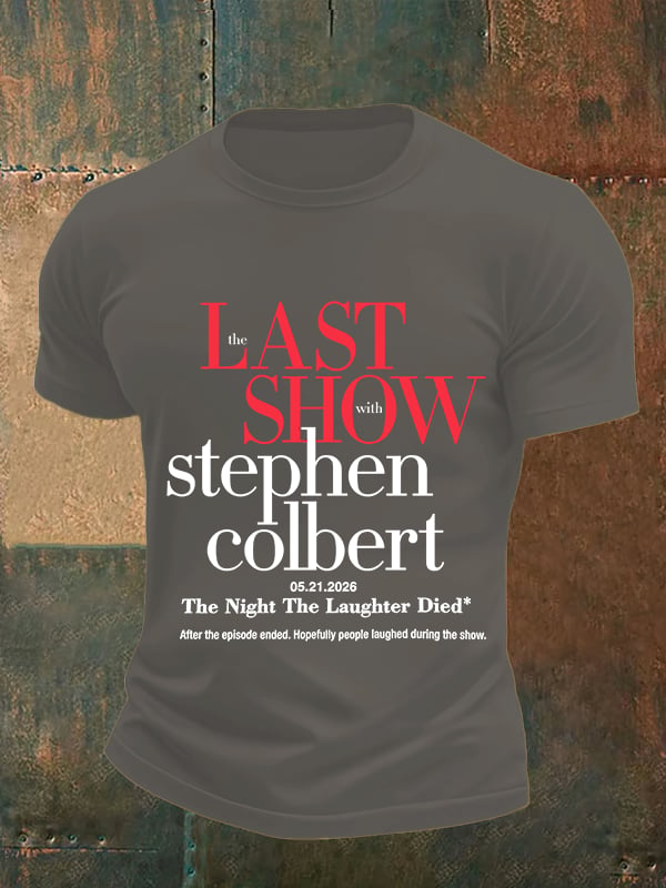 🔥Last Day 49% Off🔥Men's Retro Last Show Print T-Shirt