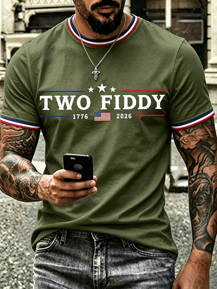 Men's USA 1776-2026 Print T-shirt